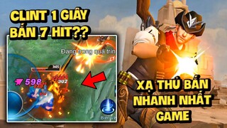 MLBB | CLINT LÀM LẠI: 1 GIÂY BẮN 7 HIT??? ĐÍCH THỊ LÀ XẠ THỦ BẮN NHANH NHẤT GAME!! | Tốp Mỡ Gaming