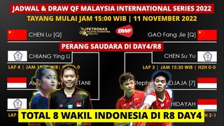 Jadwal Malaysia International Series 2022 Hari ini Day4: 8 Wakil INA Di QF Dan Draw R8 Petronas MIS