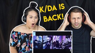 K/DA - THE BADDEST ft. (G)I-DLE, Bea Miller, Wolftyla (Official Lyric Video) REACTION