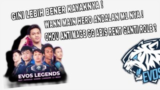 EVOS LEGENDS❗❗ REKT GANTI ROLE❗ WANNN MAIN HERO ANDALAN M1 NYA❗❗