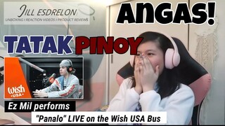 "Panalo" LIVE on the Wish USA Bus - Ez Mil I WOW! I REACTION