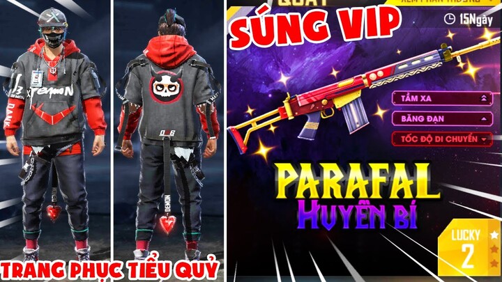 [Free Fire] Test Skin Súng " Parafal Huyền Bí " Và Trang Phục Tiểu Quỷ Xịn Sò ** Thử Thách T Gaming