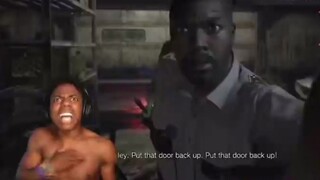 Speed memainkan Resident Evil 7 dan berteriak, "Mengapa Anda tidak mengirim polisi kulit putih darip