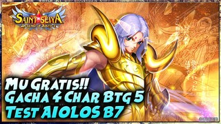 GACHA & Test AIOLOS B7 | MU GRATIS Dari EVENT!! 🔥 Saint Seiya: Legend of Justice