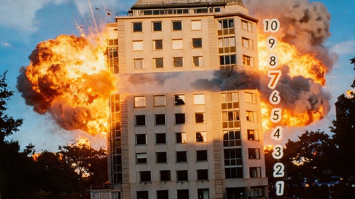 Semua gedung wajib diledakkan di lantai 7! Seluruh lantai 8 ambruk, penghuni yang belum sempat evaku