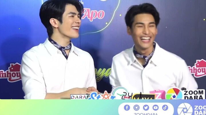 ‘มาย-อาโป’อวยพรกันและกัน