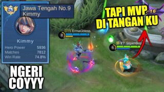 Se Tim Ama Kimmy No. 9 Jawa Tengah (7800+ Match WR 74%) Tapi Nana Gajah Ku Tetap MVP! Mobile Legends