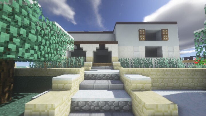 [Rainbow Six] Minecraft mereproduksi mansion di Chicago, 60 bingkai cahaya dan bayangan ekstrim, den