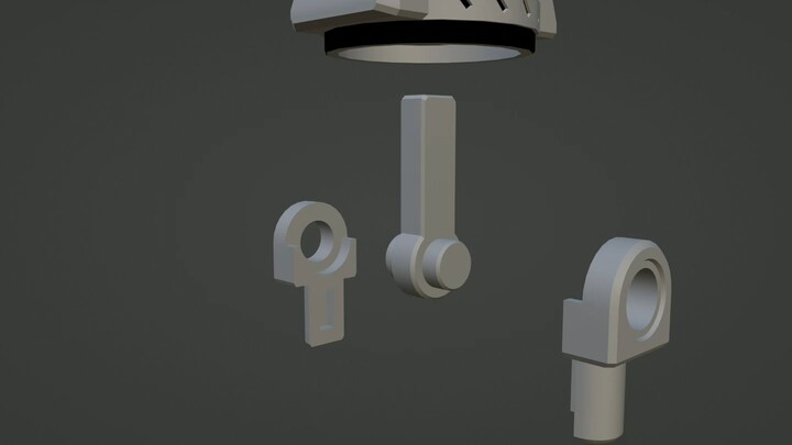 A simple idea about the movable structure of the waist