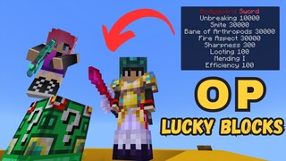 Destroying Prinsesa Pabuhat with OP LUCKY BLOCKS! | MINECRAFT PE