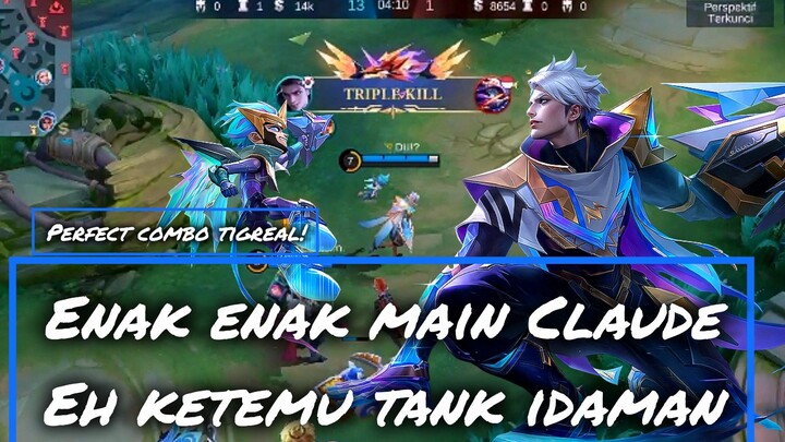 Ketika Claude bertemu user tank idaman goldlane wkwk