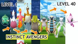From level 1 catching shiny Mewtwo, Lugia, shiny mythical Celebi! (Instinct Story)