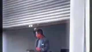 Just standing there, I already feel he’s terrifyingly strong.