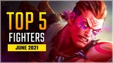 Top 5 Best Fighter Heroes in June 2021 | Phoveus Impresses! Mobile Legends