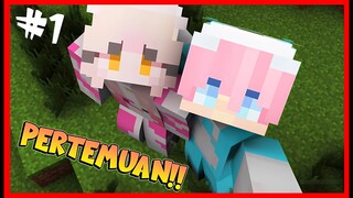 AWAL PERJALANAN ATUN & MOMON DI MINECRAFT 😘 !! Feat @sapipurba Minecraft RolePlay - EP 1