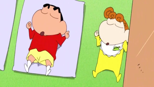 Meiya looks like Shin-chan when she becomes smaller. Shin-chan and Aoi have the same movements. So c