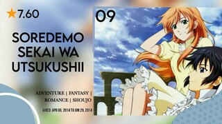 Soredemo Sekai wa Utshukushii Sub ID [09]