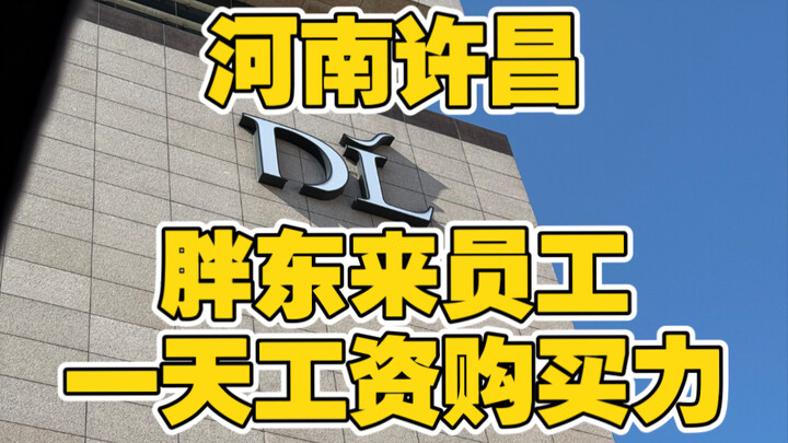 สวีชาง มณฑลเหอหนาน: กำลังซื้อของพนักงานผางตงไหลในหนึ่งวันสามารถซื้ออะไรได้บ้าง? — ซีรีส์ “กำลังซื้อห