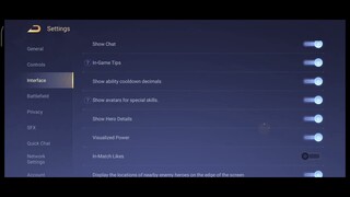 My Settings In AOV  | Moonlight