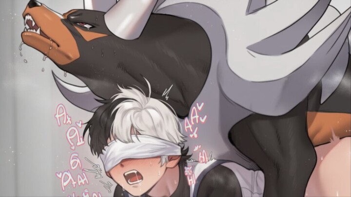Cowo femboy dir0dok anjing hutan