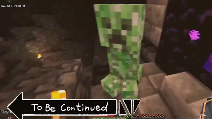 Almost died by a Creeper