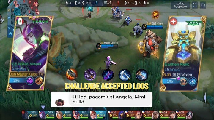 MLBB Angela Mm Build Gameplay - Master kalbs TV