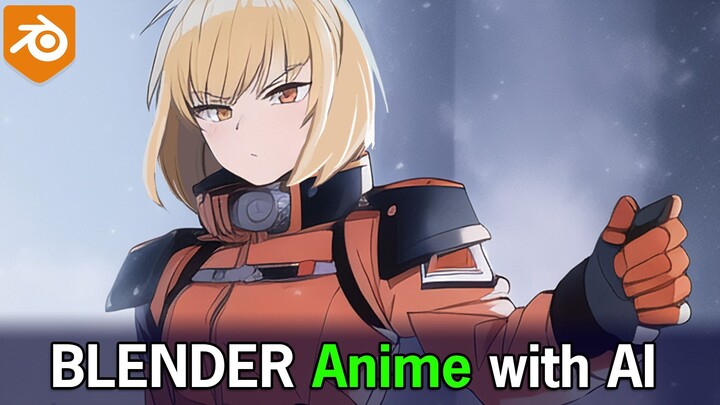 Blender anime with ai
