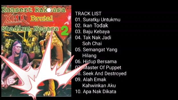 Konsert Raksasa XPDC Brutal Stadium Negara 1998 CD 2