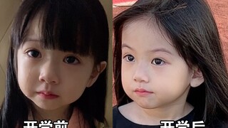 Sebelum masuk sekolah vs setelah masuk sekolah... menyesal membiarkan Qinyi baru masuk sekolah saat 