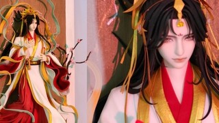 Tôi dùng gỗ để làm bức tranh đất sét Thiên Quan Tứ Phúc Xie Lian?