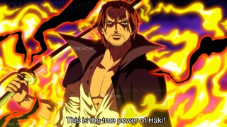 All Pirates Scared to See the Power of Shanks' and Luffy's Flame Haki - One Piece