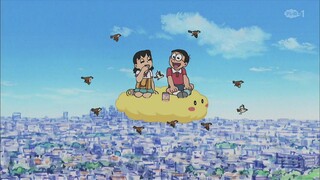 Doraemon Episode 259 | Ke Sekolah naik Awan dan Rumahku adalah Kereta Malam