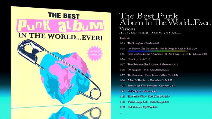 The Best Punk Album In The World...Ever! (1995) Various [CD Album - Compilation]