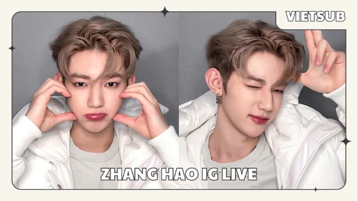[VIETSUB] 240114 ZHANG HAO IG LIVE | Team 1BZ