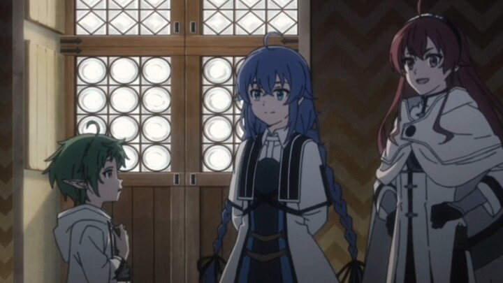 Look how scared Rudy was. He even dreamed of Alice, Roxy, and Sylphy together...