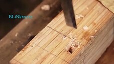 Carpenters make traditional wooden doors very professionally Carpenters make t