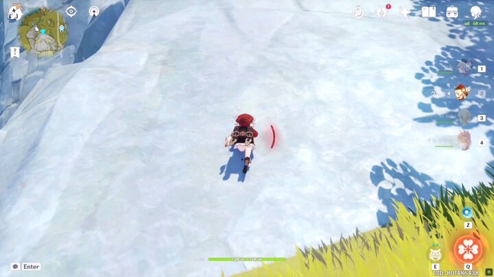 Genshin Impact: Keqing, what kind of magical climbing technique is this? Jumping up the mountain wit