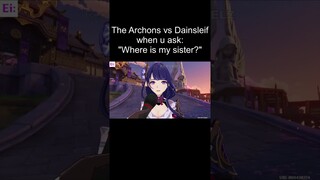 Archons VS Dainsleif response about KHAENRI'AH be like..