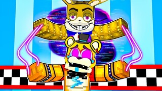 Glitchtrap HACKED Glamrock Freddy in Minecraft Security Breach