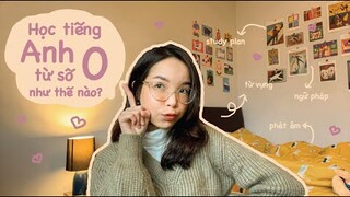 MẤT GỐC TIẾNG ANH NÊN XEM VIDEO NÀY | BẮT ĐẦU TỪ ĐÂU, TỰ HỌC THẾ NÀO? | HeySunnie!