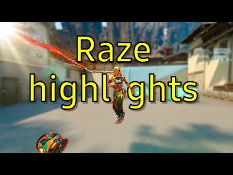 Raze is the meta duelist - Highlights Valorant