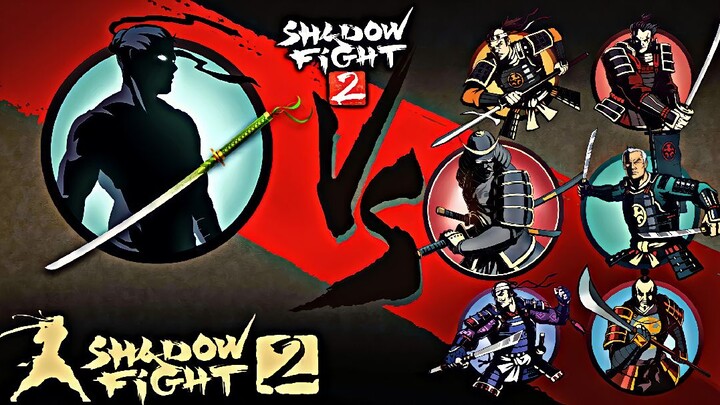 Shadow Fight 2 Keen Katana Vs Shogun And Bodyguards (Interlude) | Weapon MAX Upgrade | Android
