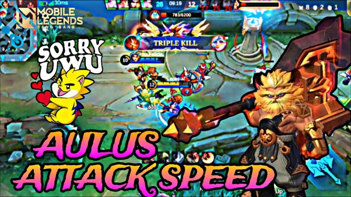 TOP 1 GLOBAL AULUS 😱 ITEM ATTACK SPEED ☝🏻