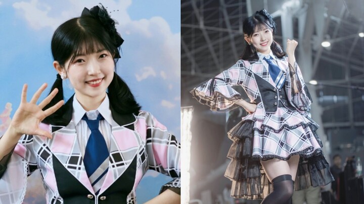 Di acara komik, aku melihat Ma Yuyu yang tampak begitu jujur dan berwibawa! Rambut kuncir dua memang