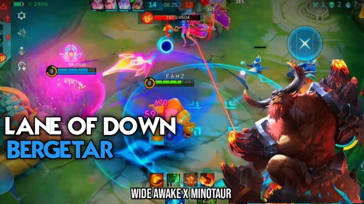 LANE OF DOWN BERGETAR | GAMEPLAY MLBB