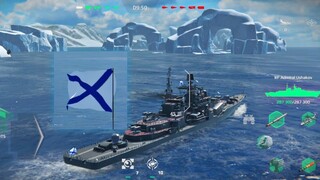 Modern Warships: RF ADMIRAL USHAKOV in farming Dollar and Gold gameplay.