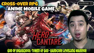 Hero Cantare: Anime Cross-Over RPG Mobile Game Tagalog Review