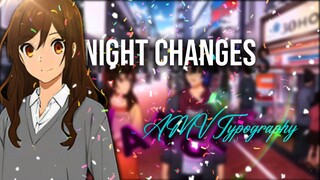 Night Changes - AMV Typography | Free Preset