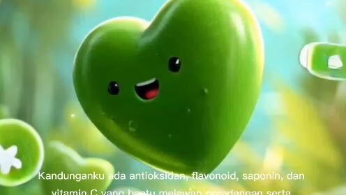 Cerita manfaat daun binahong (animasi AI)