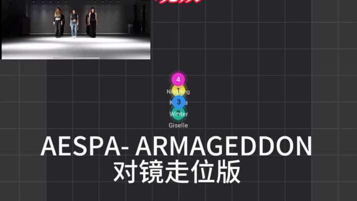 【Movement video】Mirror version of aespa-armageddon